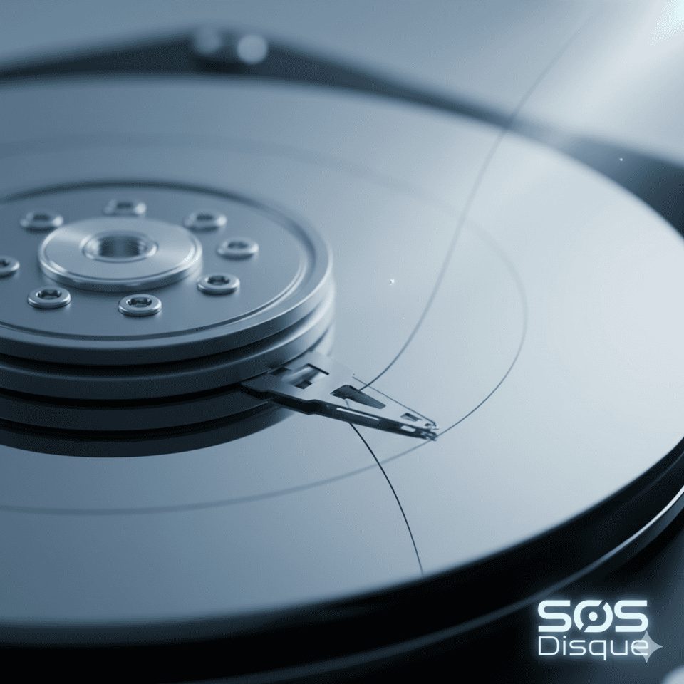 Intervention en salle blanche sur disque dur